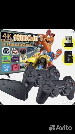 Игровая приставка game stick 64gb ps1