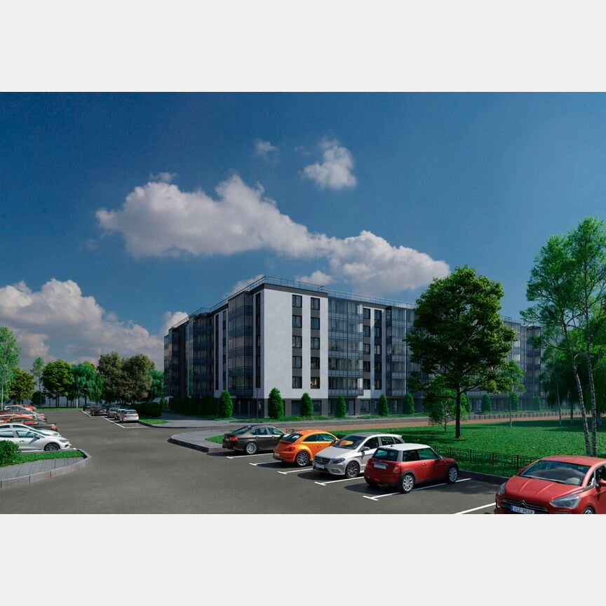 2-к. квартира, 56 м², 2/6 эт.