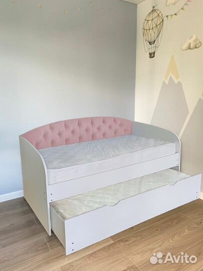 Кровать лдсп для малыша трансформер мягк спинка