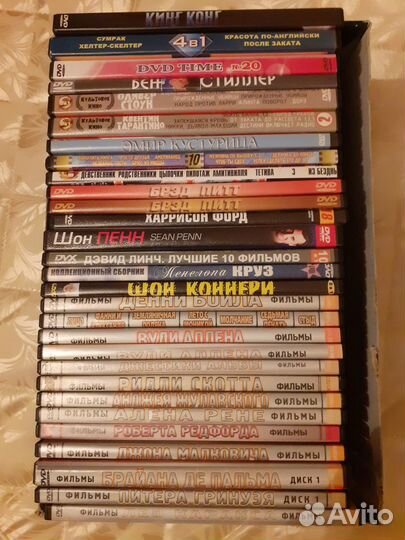 Видеофильмы иностранные и отечественные на DVD