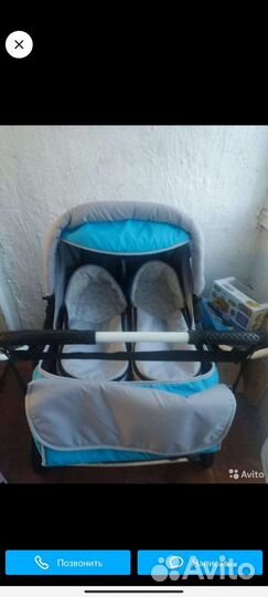 Коляска для двойни