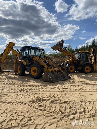 Услуги Экскаватора погрузчика jcb
