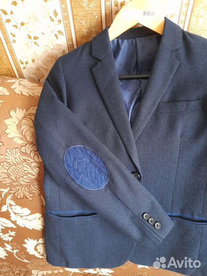 Пиджак школьный для мальчика 146-152