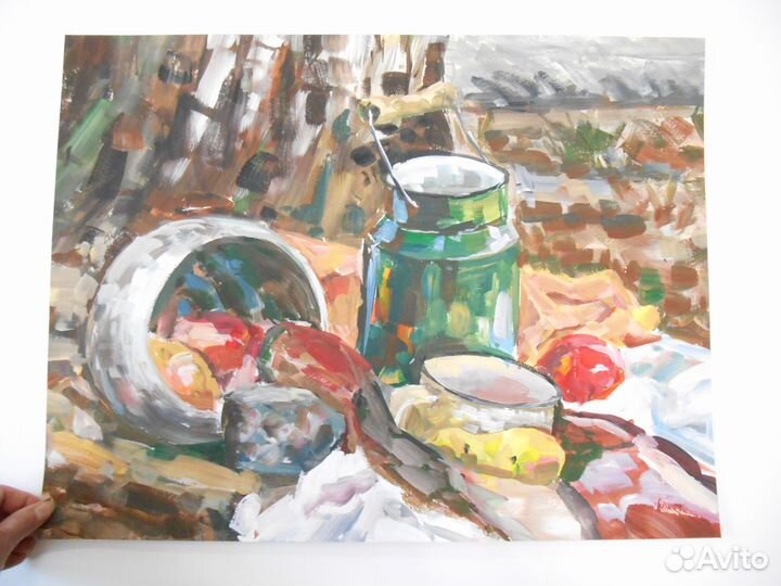 Картины гуашью