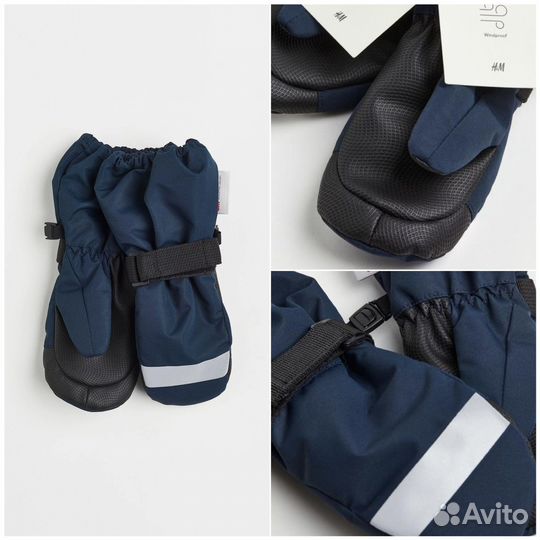 Новые зимние краги варежки перчатки H&M оригинал