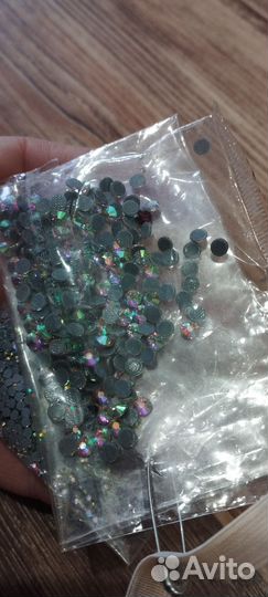 Лента гимнастическая, подкупальник, стразы