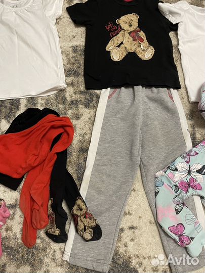 Пакет новой одежды на девочку 104