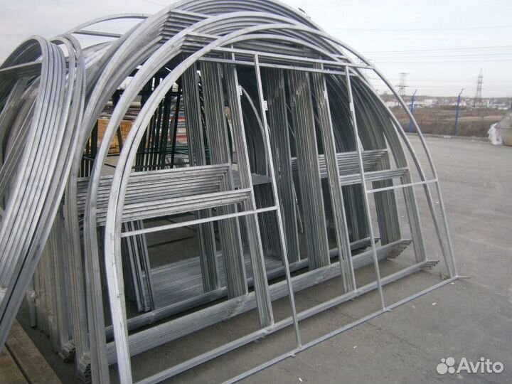 Каркас теплицы 3х6м оцинкованный