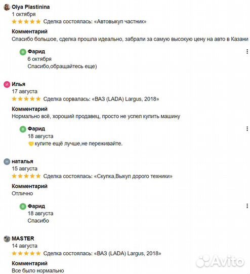 Автовыкуп частник