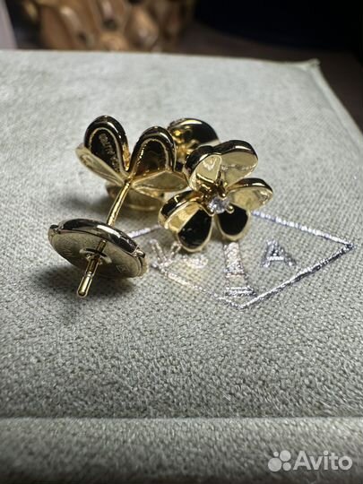 Van cleef frivole серьги vgold