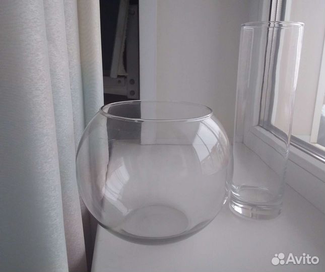 Ваза стеклянная