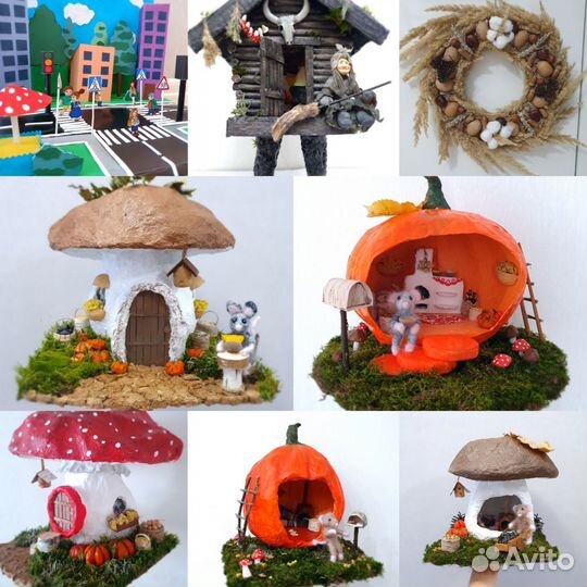 Осенние поделки в сад школу