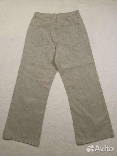 Широкие светлые джинсы zara type