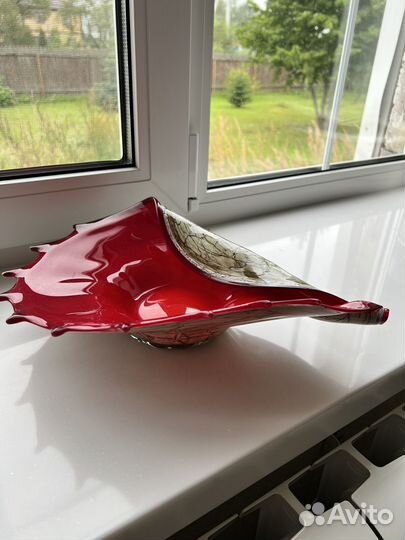 Ваза для фруктов богемия