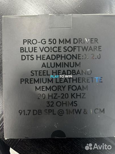 Гарнитура Logitech Pro X