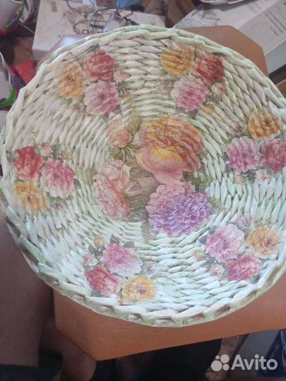 Конфетница фруктовница СССР ручная работа