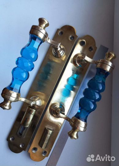 Стеклянные ручки. 19 векъ