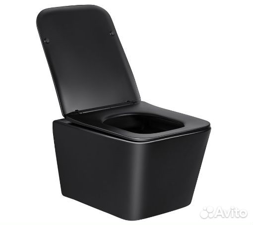 Унитаз подвесной Vincea Q-Line VT1-12MB, матовый ч