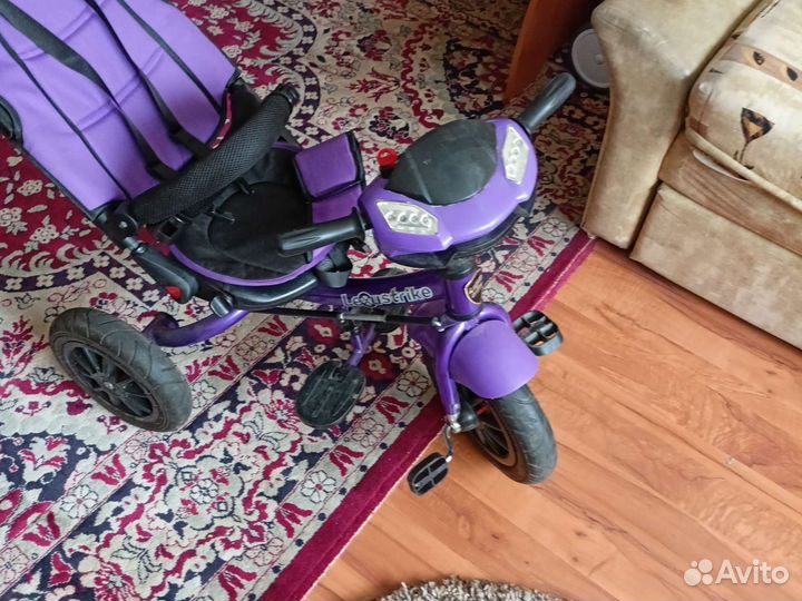 Детский велосипед с ручкой бу