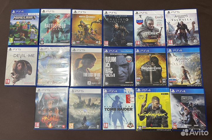 Игры для PlayStation 4 PS4 Игры для PS4 диски пс4