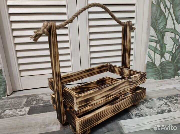 Ящик деревянный подарочный