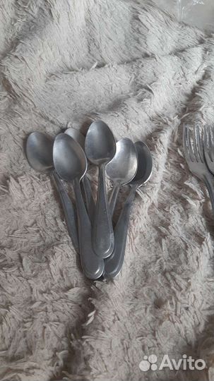 Набор столовых приборов СССР 6 персон Алюминий