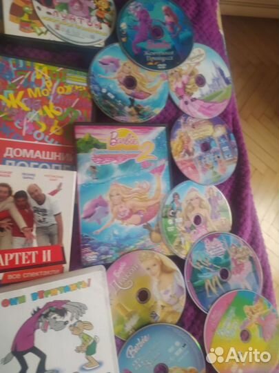 Большая коллекция DVD дисков Детских