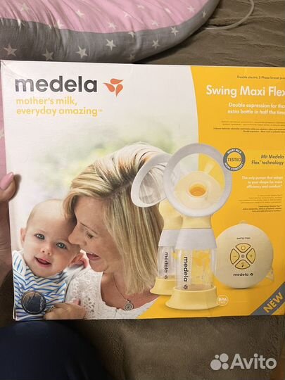 Молокоотсос электрический medela swing max