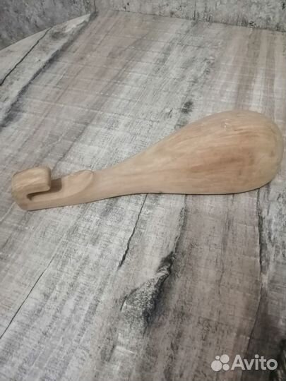 Деревянная большая ложка поварёшка, ковш, черпак