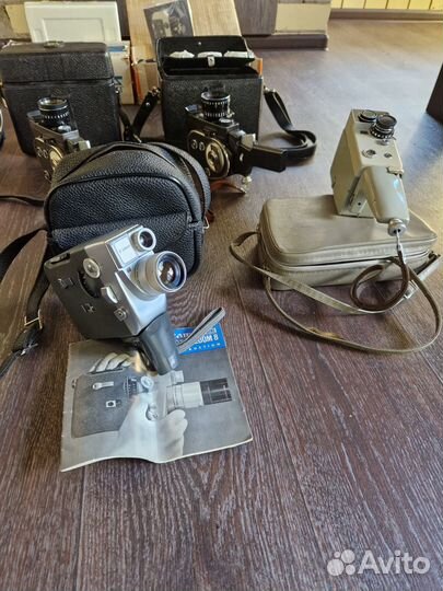 Коллекция кинокамер СССР отл.сост