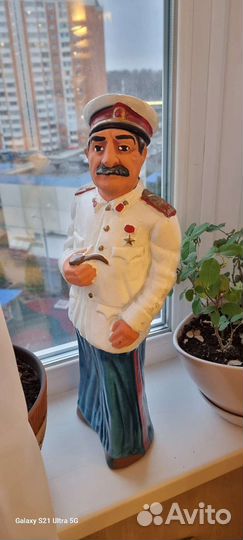 Графин для хранения вина из глины