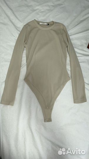 Боди бежевое женское