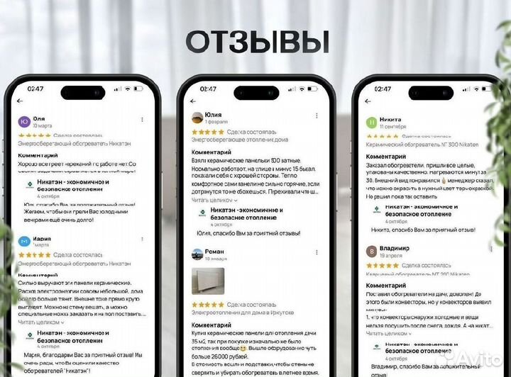 Обогреватель энергосберегающий