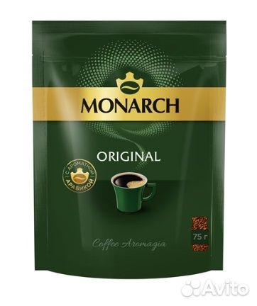 75Г кофе monarch original растворимый