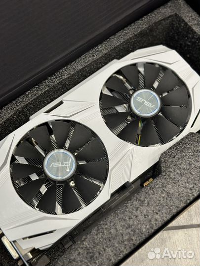 Видеокарта asus dual-GTX1070-O8G