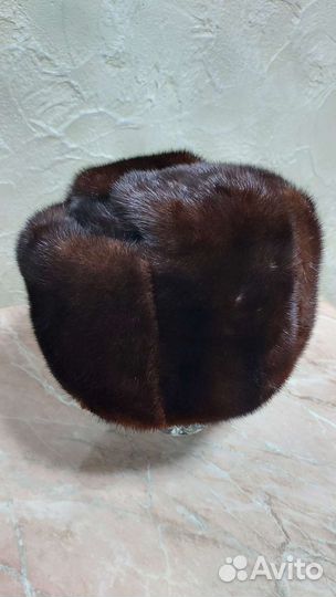 Норковая шапка мужская