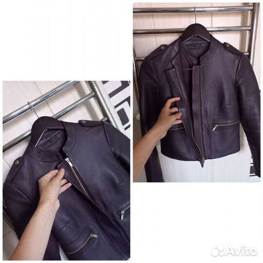Massimo Dutti куртка натур.кожа, М