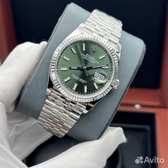 Часы Rolex Datejust 36mm green