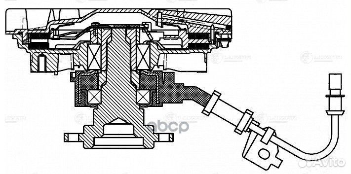 Муфта вязкост.;MAN TGA (02) /TGS/TGX (07) (эл