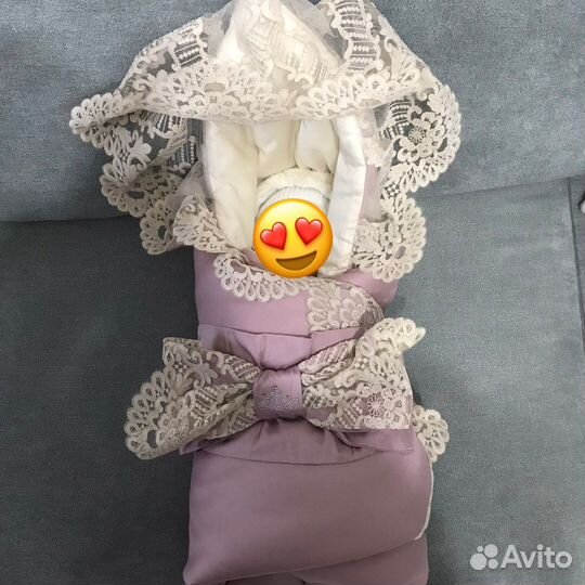 Одеяло на выписку для девочки