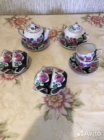 Чайный сервиз СССР дулево, винтаж