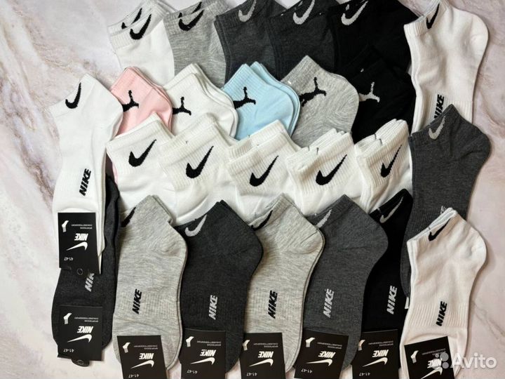 Носки nike низкие