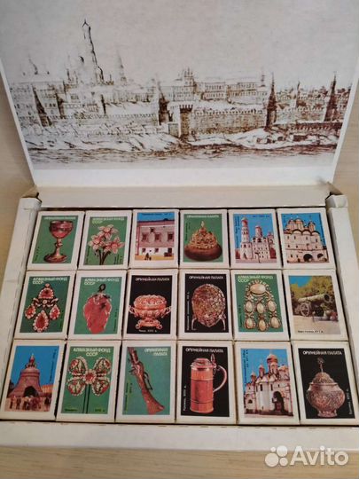 Сувенирный набор спичек Московский кремль