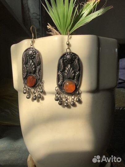 Серьги этнические винтаж