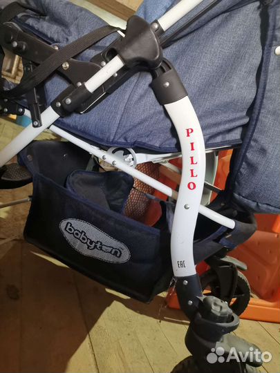 Коляска-трансформер Babyton Pillo OX Dark Blue