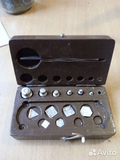 Набор гирь для аналитических весов