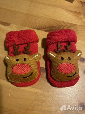 Носички новогодние с оленями