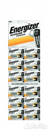 Батарейки Energizer AA/AAA лента отрыв 12шт. Ориг
