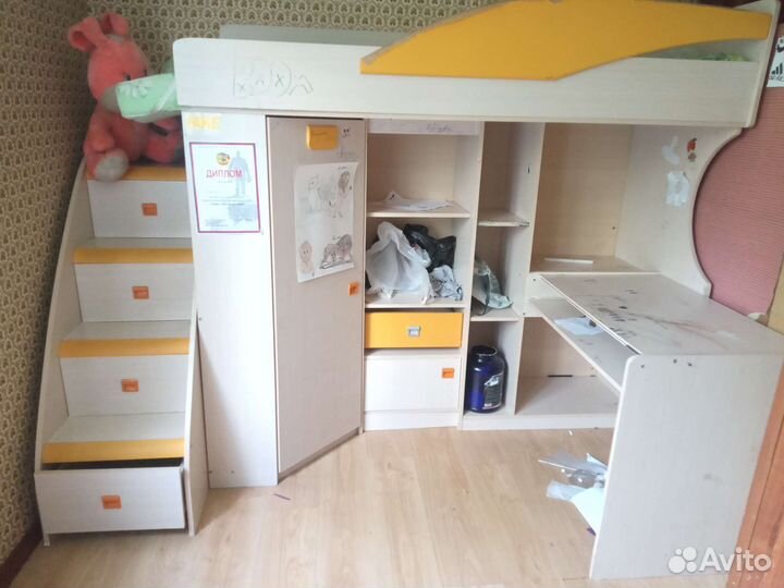 Кровать чердак