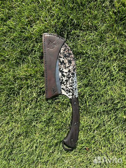 Нож С Чехлом Кованный Мясной